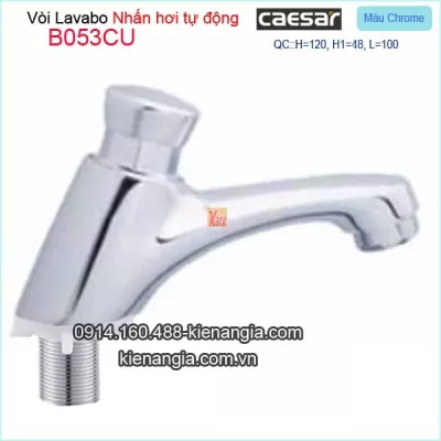Vòi chậu lavabo nhấn hơi tự ngắt Caesar-B053CU
