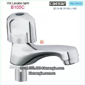Vòi lạnh chậu lavabo tay vặn Caesar-B105C