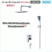 Vòi sen tắm chính  hãng chiết khấu cao KIẾN AN GIA-0914.160.488nóng lạnh âm tường Caesar-BS641