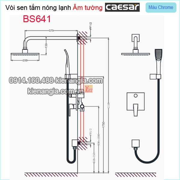 Voi-Sen-tam-nong-lanh-AM-TUONG-Caesar-BS641-tskt