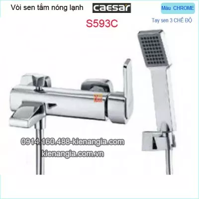 Vòi sen tắm nóng lạnh Caesar-S593C