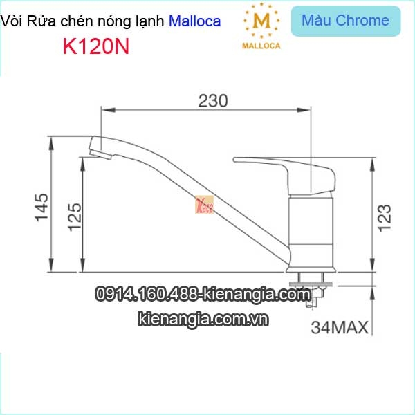 Voi-chau-rua-chen-voi-bep-nong-lanh-Malloca-K120N-TSKT