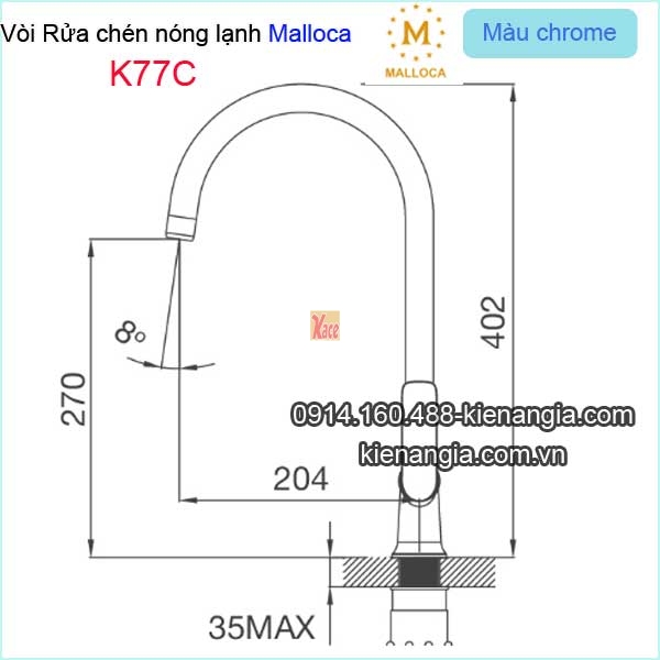 Voi-chau-rua-chen-voi-bep-nong-lanh-Malloca-K77C-TSKT