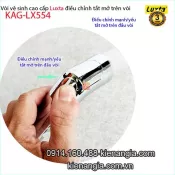 Vòi vệ sinh tắt mở trên đầu vòi Luxta KAG-LX554