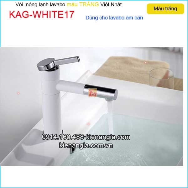 KAG-WHITE17-Voi-su-Lavabo-20cm-nong-lanh-TRANG-KAG-WHITE17-4