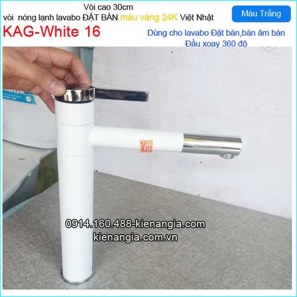 KAG-White16-Voi-Lavabo-DAT-BAN-nong-lanh-mau-trang-24K-KAG-white16