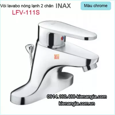 Vòi 2 chân,vòi lavabo 3 lổ Inax-LFV-111S