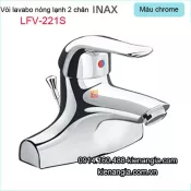 Vòi 2 chân,vòi lavabo 3 lổ Inax-LFV-221S