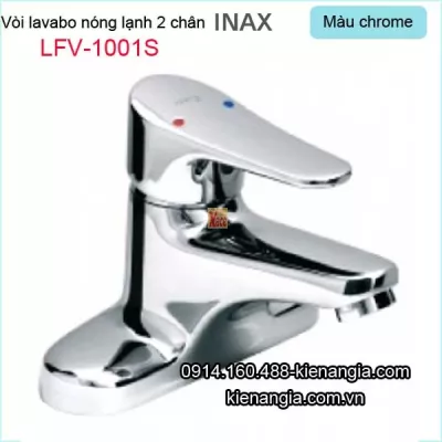 Vòi 2 chân,vòi lavabo 3 lổ Inax-LFV-1001S