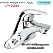 Vòi 2 chân,vòi lavabo 3 lổ Inax-LFV-3001S