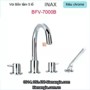 Vòi sen bồn tắm,vòi 5 lổ Inax-BFV-7000B