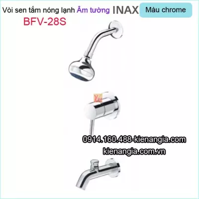 Vòi sen tắm âm tường nóng lạnh cao cấp Inax-BFV-28S
