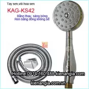Bộ tay sen bằng đồng thau KAG-KS42