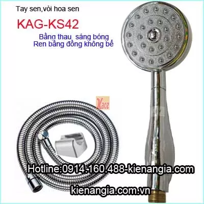 Bộ tay sen bằng đồng thau KAG-KS42