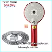 Bộ tay sen màu chrome 3 chế độ KAG-KS64