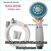Tay sen nhựa 3 chế độ nước mạnh KAG-KS59