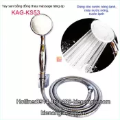 Bộ tay sen tăng áp đồng thau KAG-KS53