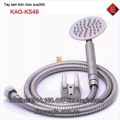 Tay sen tròn inox sus304 KAG-KS49
