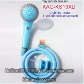 Tay sen nhựa giá rẻ màu xanh biển KAG-KS13XD