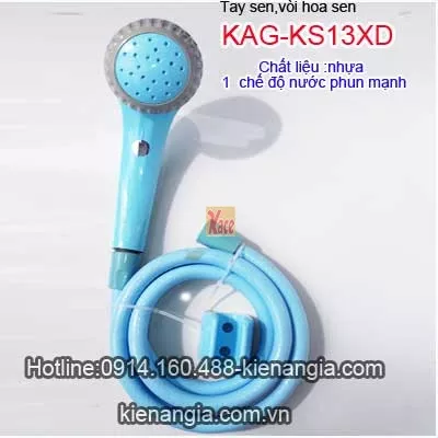 Tay sen nhựa giá rẻ màu xanh biển KAG-KS13XD