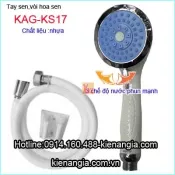 Vòi hoa sen nhựa 3 chức năng KAG-KS17