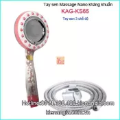 Vòi sen tăng áp 3 chế độ  KAG-KS65
