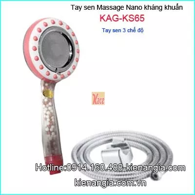 Vòi sen tăng áp 3 chế độ KAG-KS65
