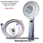 Vòi hoa sen 5 chế độ tăng áp KAG-KS70