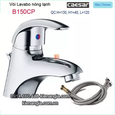 Vòi chậu lavabo nóng lạnh tay gật gù  Caesar-B150CP BM2021