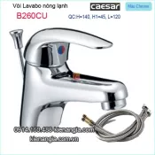Vòi chậu lavabo nóng lạnh tay gật gù Caesar-B260CU