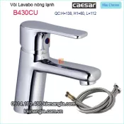 Vòi chậu lavabo nóng lạnh tay gật gù Caesar-B430CU