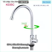 Vòi chậu rửa chén,vòi bếp lạnh gắn chậu Caesar-K035C