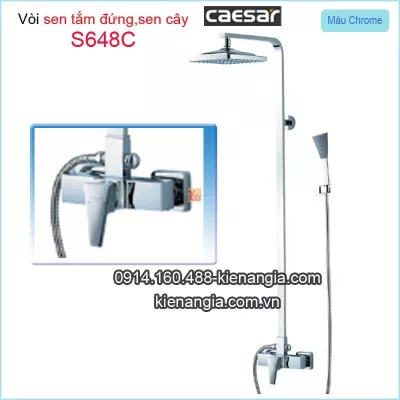 Sen cây,sen tắm đứng nóng lạnh Caesar-S648C