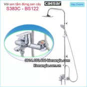 Sen cây,sen tắm đứng nóng lạnh Caesar-S383C-BS122