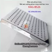 Bát sen phun mưa tròn,đầu sen phun mưa vuông KAG-BS26