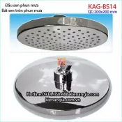 Bát sen phun mưa tròn,đầu sen phun mưa KAG-BS14