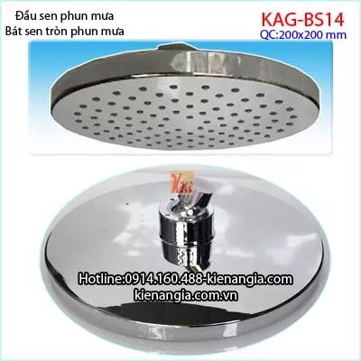 Bát sen phun mưa tròn,đầu sen phun mưa KAG-BS14