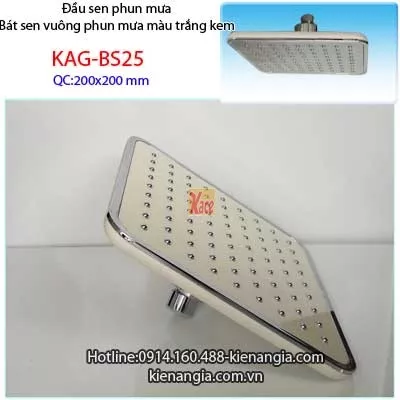 Bát sen phun mưa tròn,đầu sen phun mưa vuông KAG-BS25