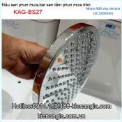 Bát sen phun mưa tròn,đầu sen phun mưa tròn KAG-BS27-6