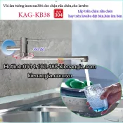 Vòi rửa chén lạnh,vòi bếp âm tường inox 304 KAG-KB38
