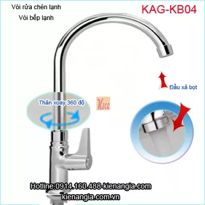 Vòi rửa chén lạnh,vòi bếp KAG-KB04
