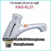 Vòi rửa tay trẻ em tự ngắt,vòi lavabo trường mầm non KAG-KL31