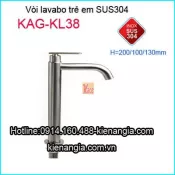 Vòi rửa tay trẻ em,vòi lavabo trường mầm non inox304KAG-KL38