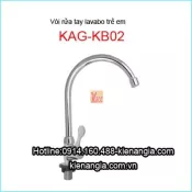 Vòi rửa tay trẻ em,vòi lavabo trường mầm non KAG-KB02