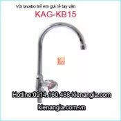 Vòi rửa tay trẻ em,vòi lavabo trường mầm non KAG-KB15