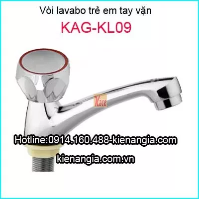 Vòi rửa tay trẻ em,vòi lavabo trường mầm non tay vặnKAG-KL09