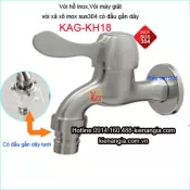 Vòi hồ,vòi đơn gắn tường,vòi máy giặt inox 304 KAG-KH18