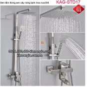 Sen tắm đứng,sen cây nóng lạnh inox sus304 KAG-STD17