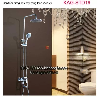 Sen tắm đứng,sen cây nóng lạnh Việt Mỹ KAG-STD19