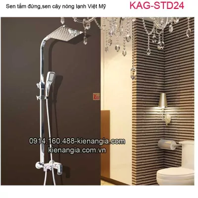 Sen tắm đứng,sen cây nóng lạnh Việt Mỹ KAG-STD24